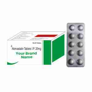 Atorvastatin Tablets IP 20 mg