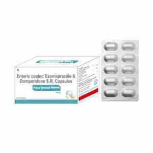Enteric coated Esomeprazole & Domperidone S.R. Capsules