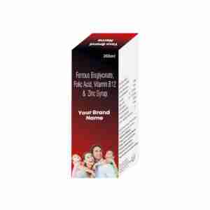 Ferrous Bisglycinate, Folic Acid vitamin b12 & zinc syrup