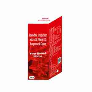 Haematinic Syrup of iron, Folic Acid Vitamin B12 Manganese & Copper