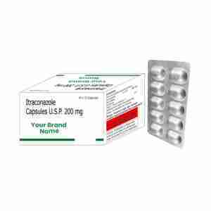 Itraconazole Capsules usp 200 mg