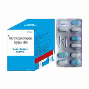 Metformin HCI. (SR) Glimepiride & Pioglitzone Tablets