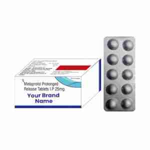 Metoprolol Prolonged Release tablets IP 25mg